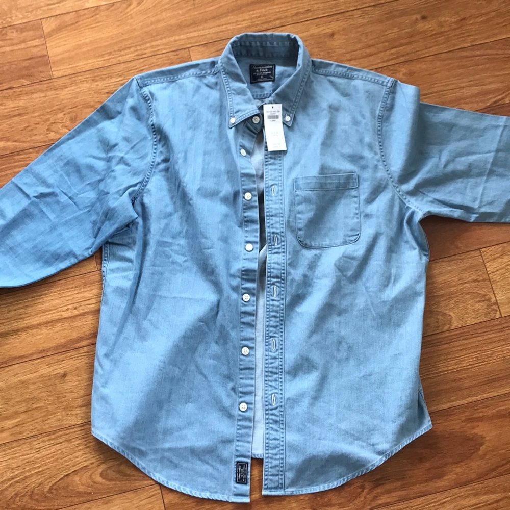 Abercrombie men’s  denim button down
